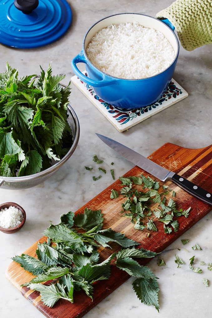 World’s Easiest Stovetop Jasmine Rice With Nettle Specks Clean Living